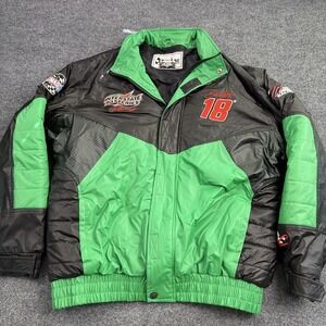 Chase Authentics Bobby Labonte NASCAR Jacket #18 Interstate Batteries Mens Large